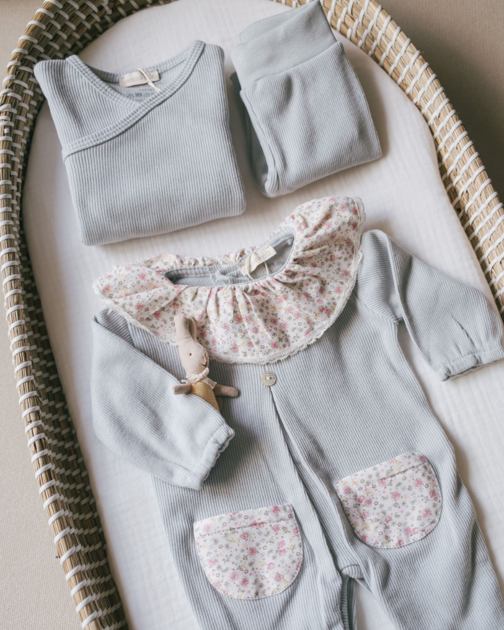 Pantalon à pieds en coton
