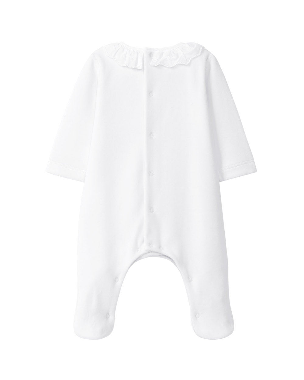 Babygrow Veludo Bordado Ponto Cruz