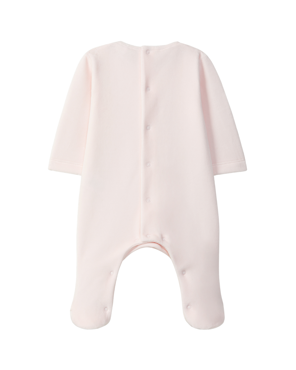 Babygrow Veludo Detalhe Tecido Estampado