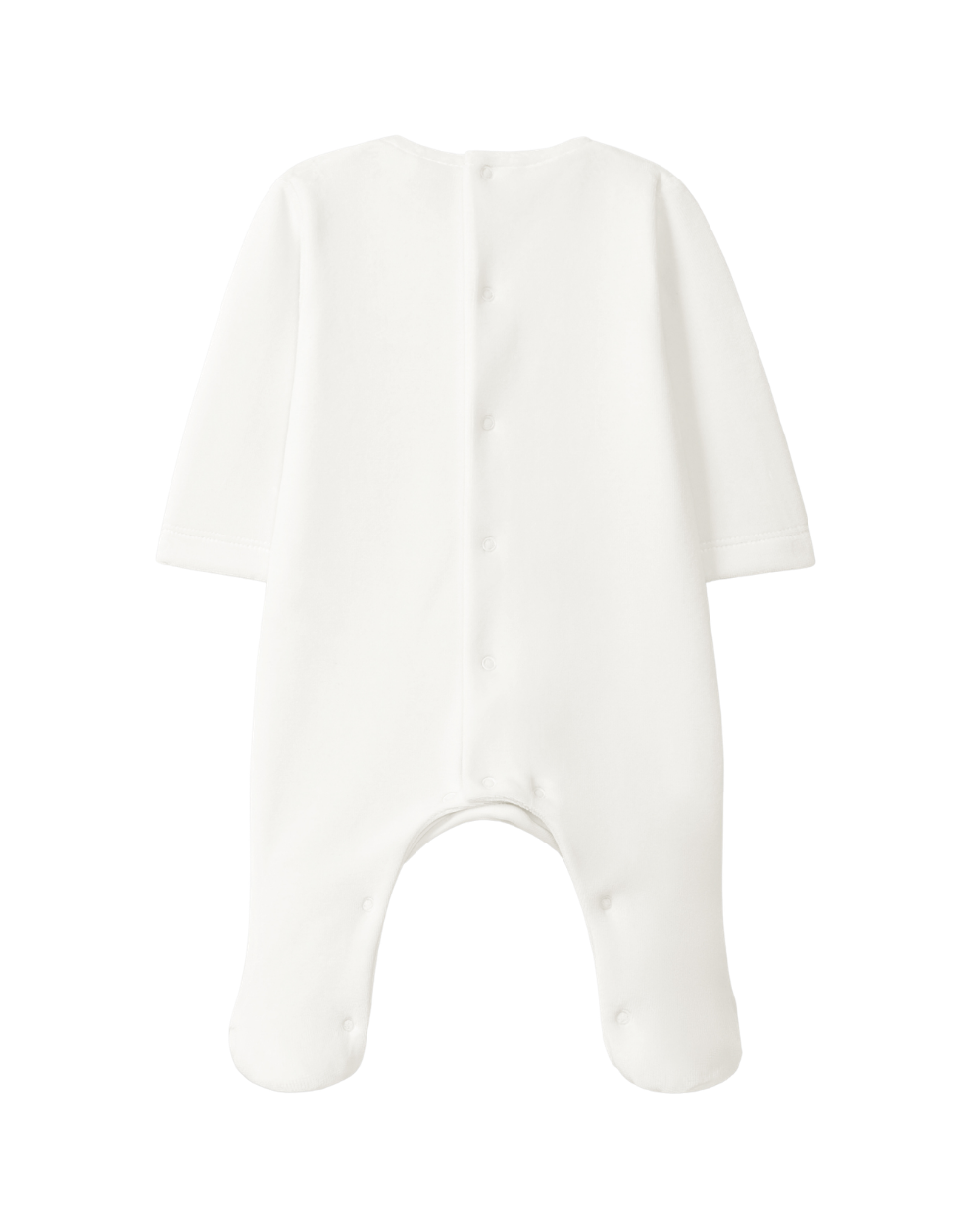 Babygrow Veludo Detalhe Tecido Estampado