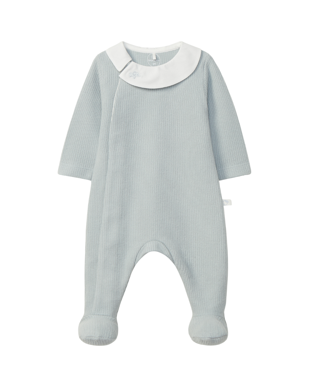 Babygrow Algodão Orgânico Detalhe Bordado Gola