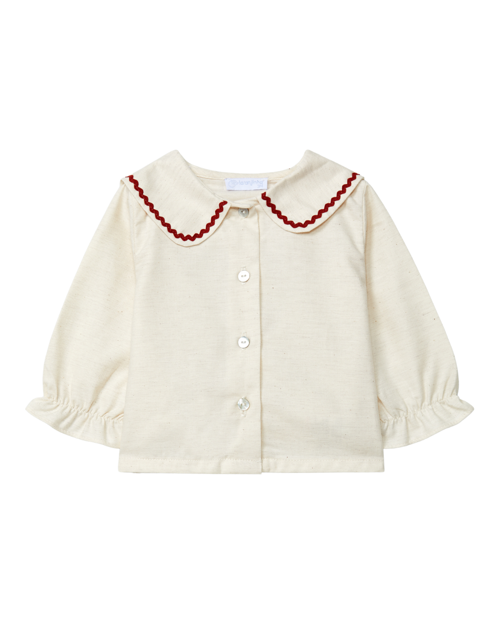 Blusa Detalhe de Espiguilha Cor Contraste