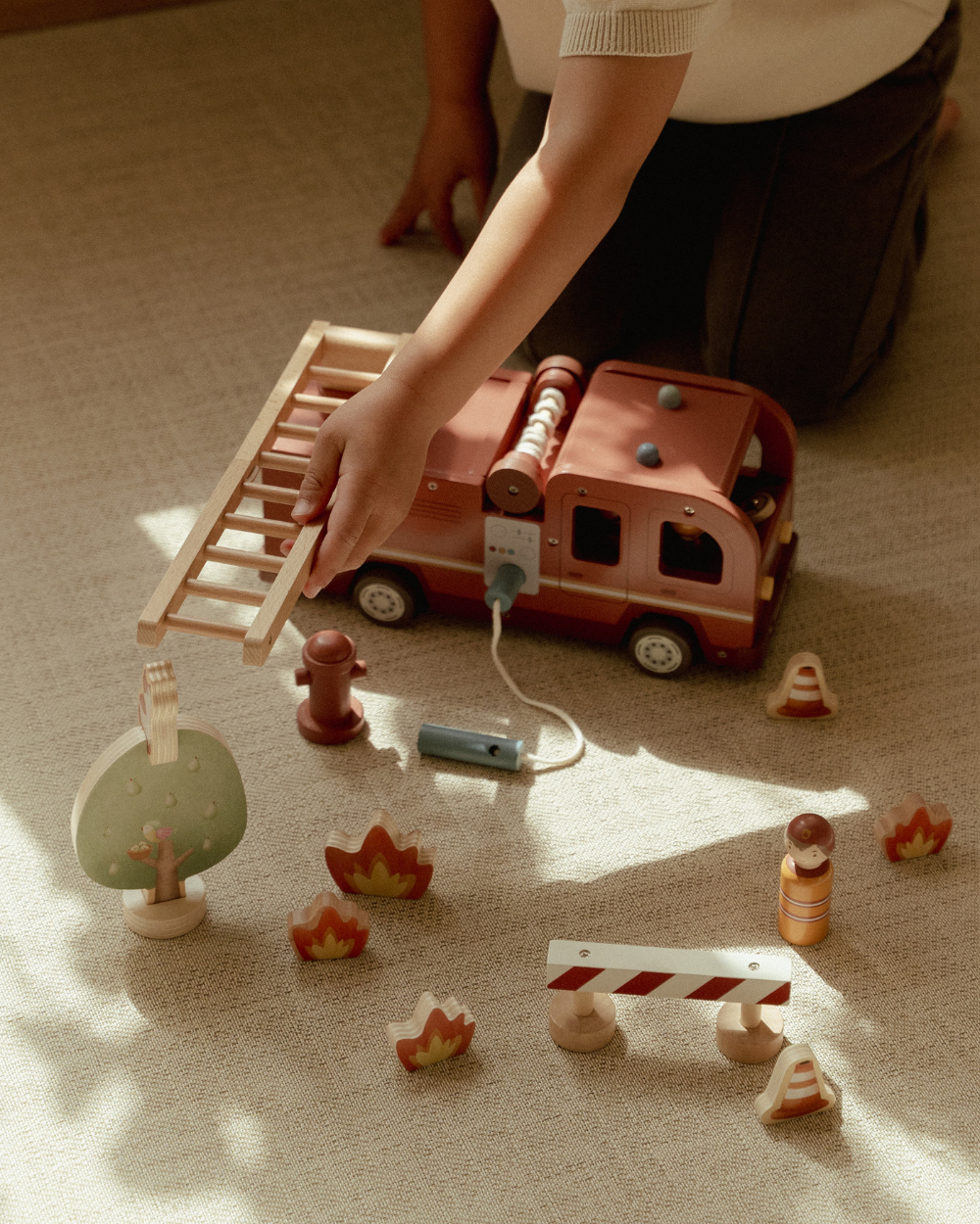 Wooden Fire Truck
