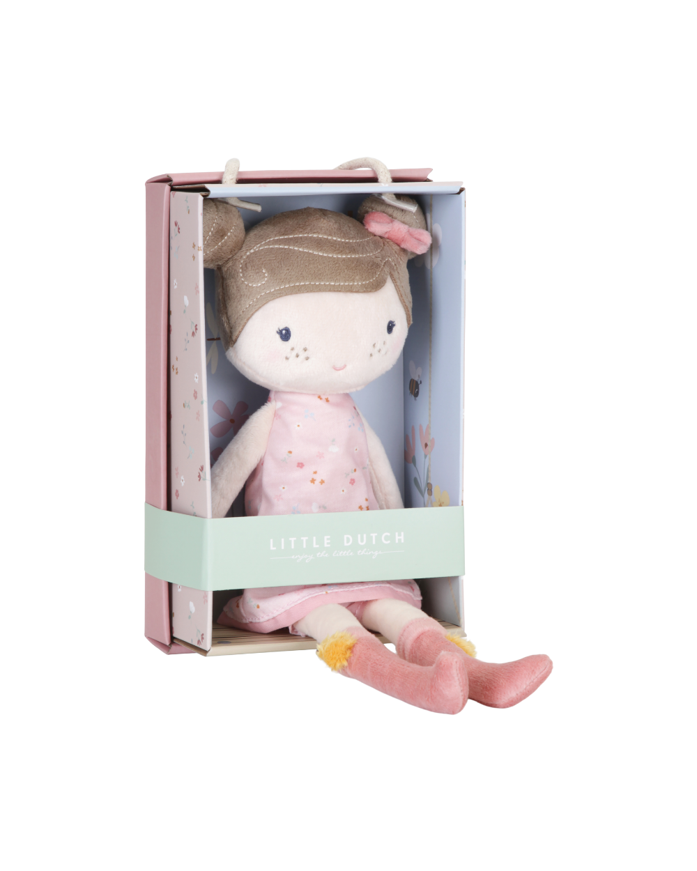 Rosa - Boneca de Pano