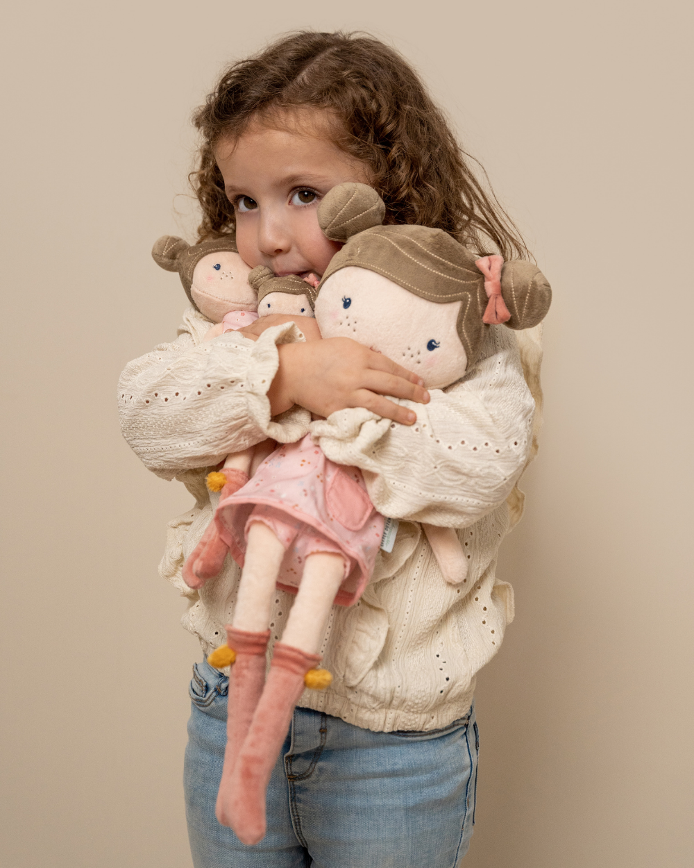 Rosa - Boneca de Pano