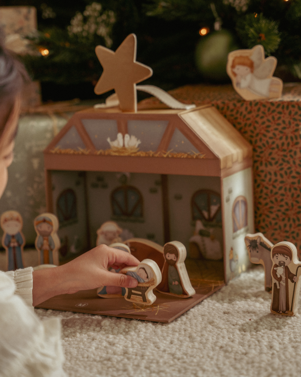 Presépio de Madeira com Mala