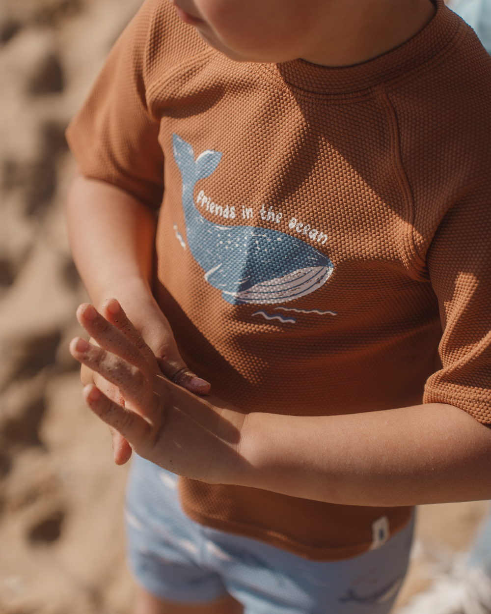 Camisola de Banho Manga Curta | Sunny Brown