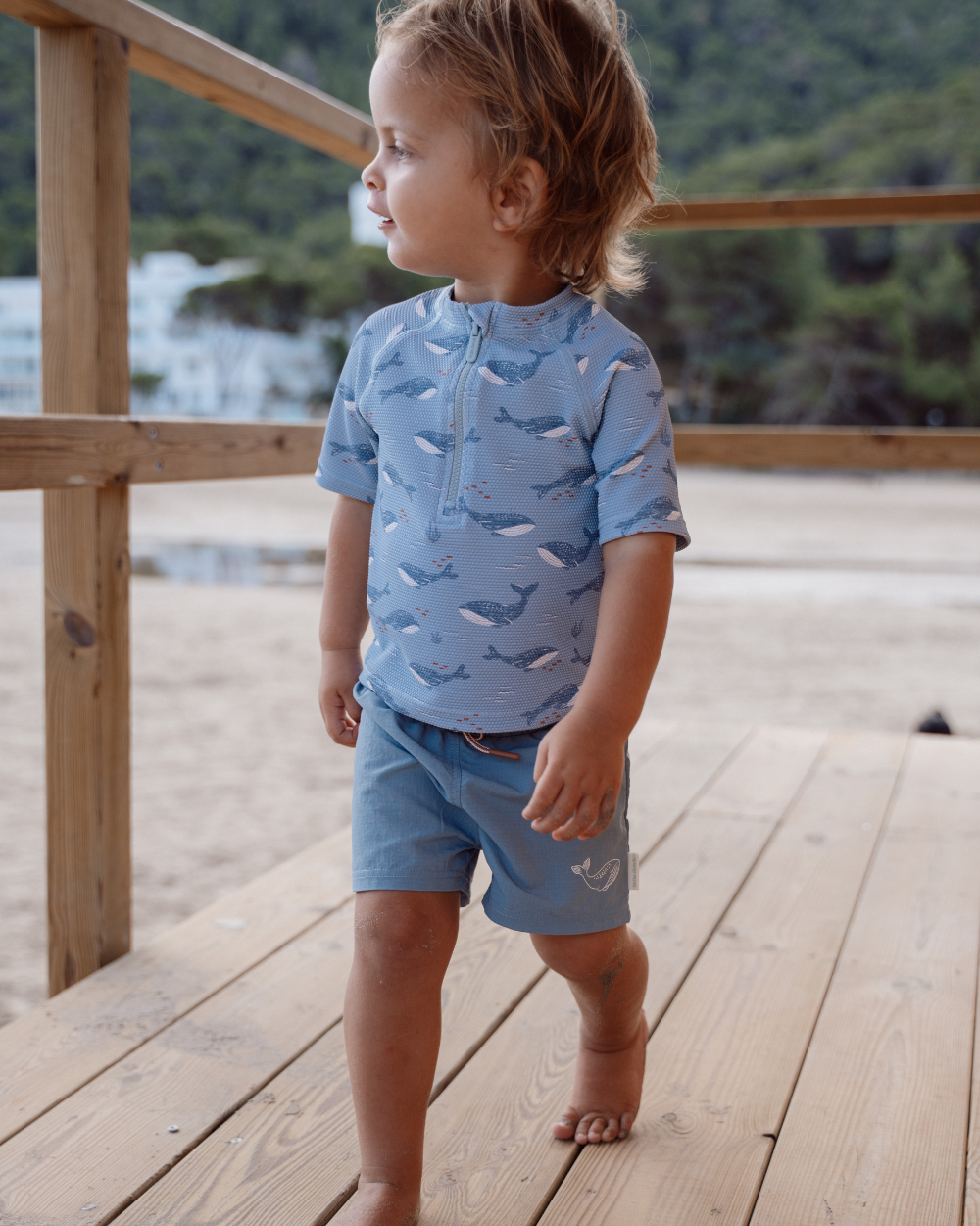 Camisola de Banho Manga Curta | Ocean Splash