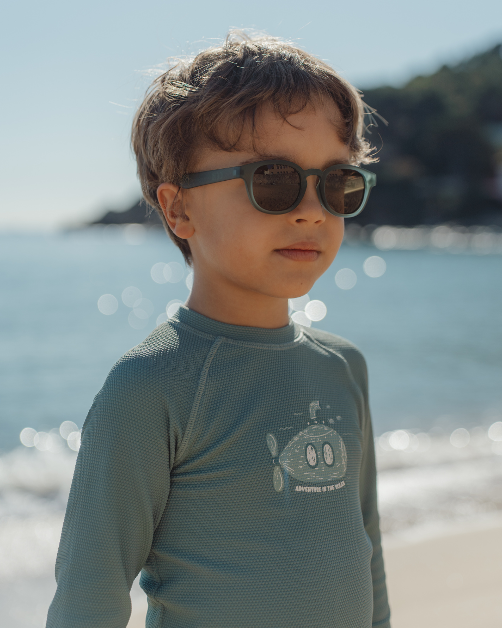 Camisola de Banho Manga Comprida | Ocean Green