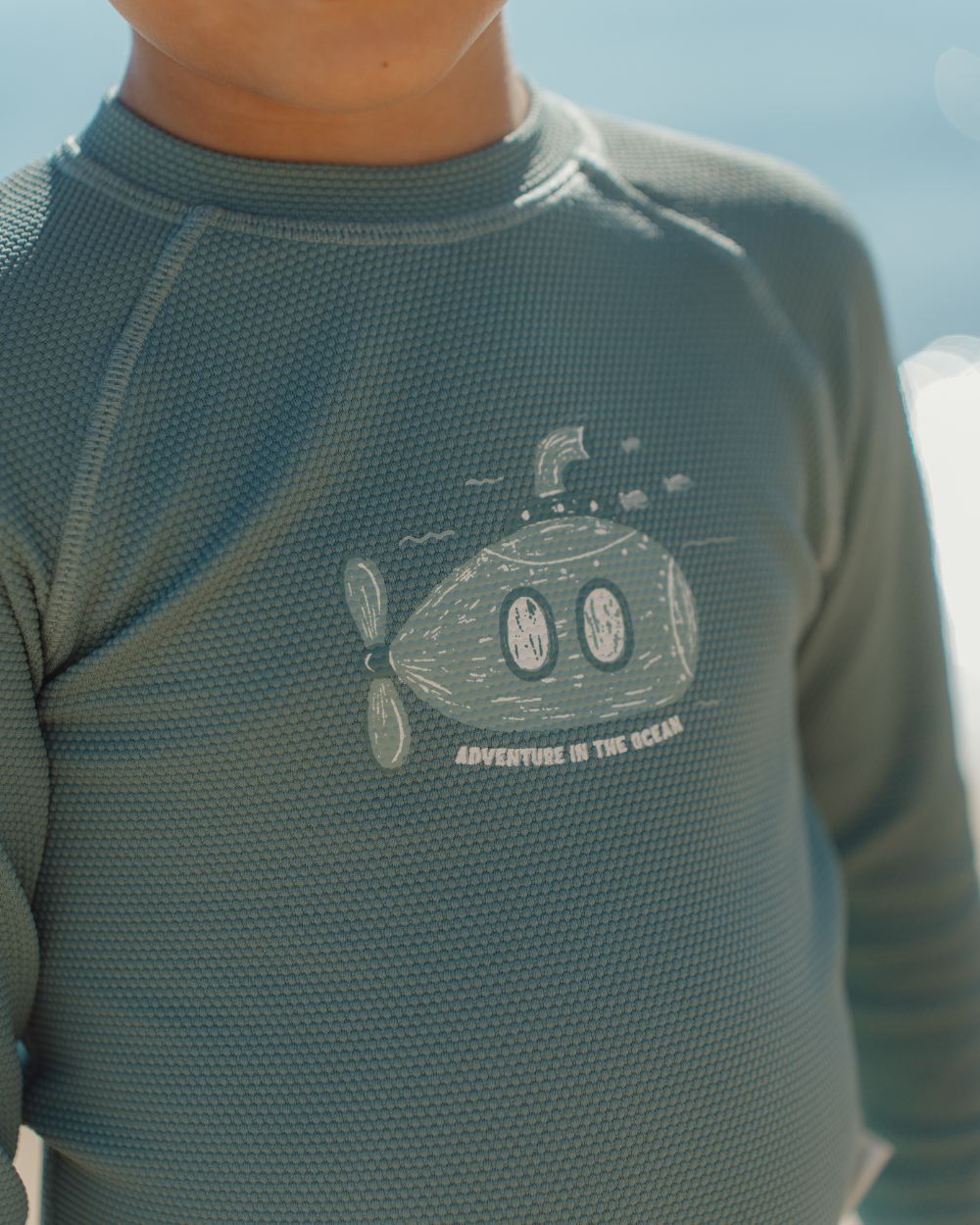 Camisola de Banho Manga Comprida | Ocean Green