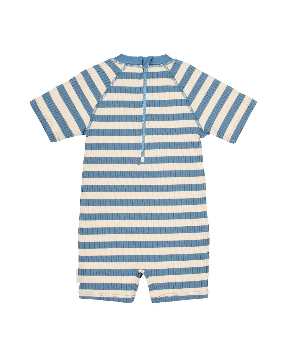 Fato de Banho Manga Curta | Ocean Blue Stripes