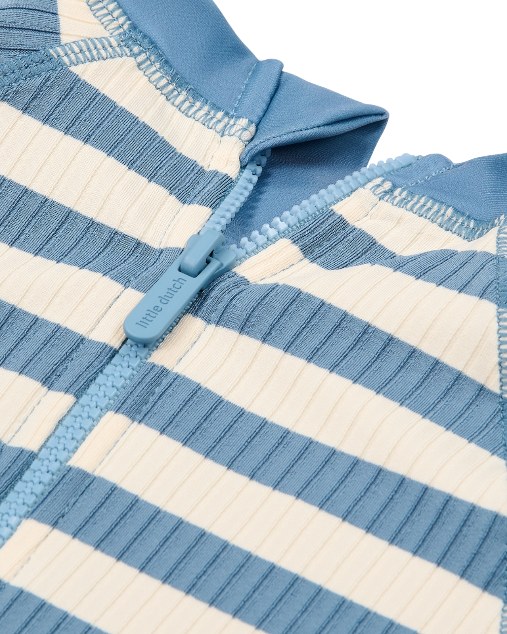 Fato de Banho Manga Curta | Ocean Blue Stripes