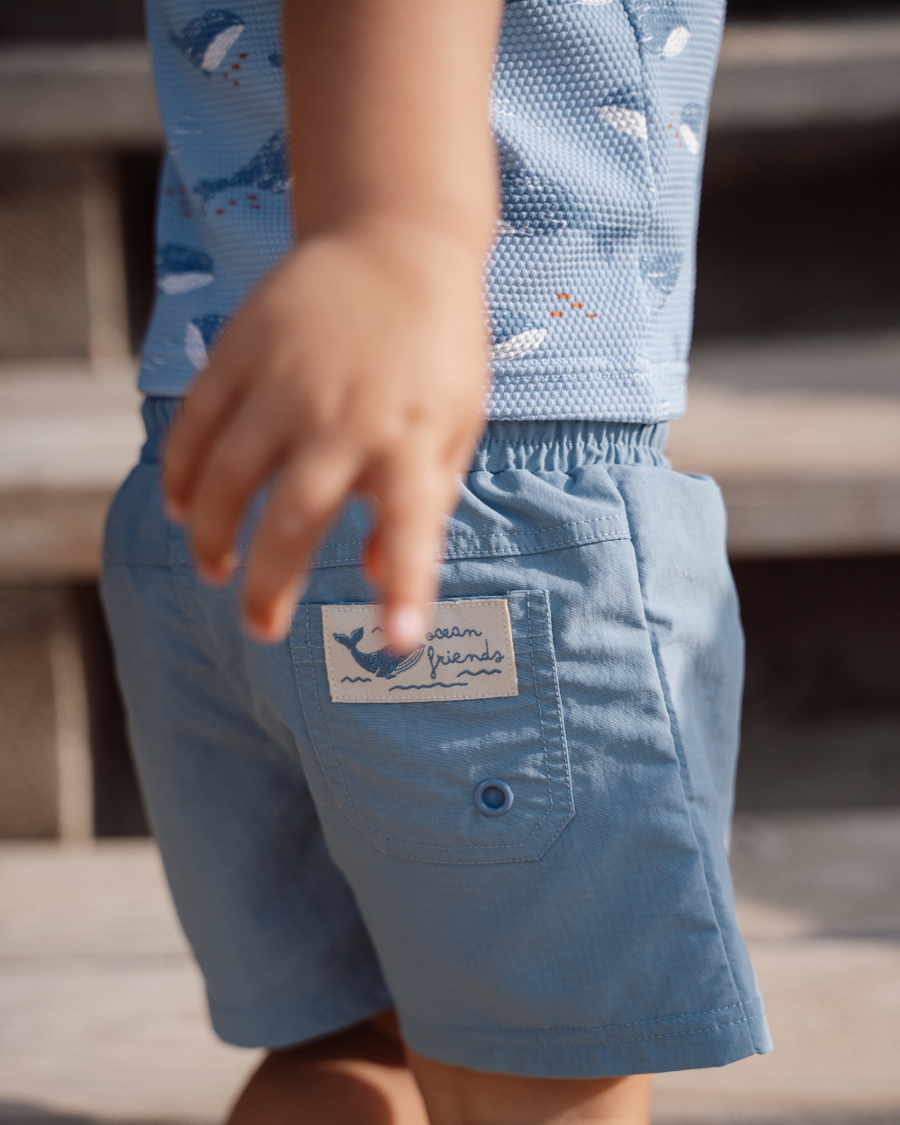 Calções de Banho Lisos | Ocean Blue