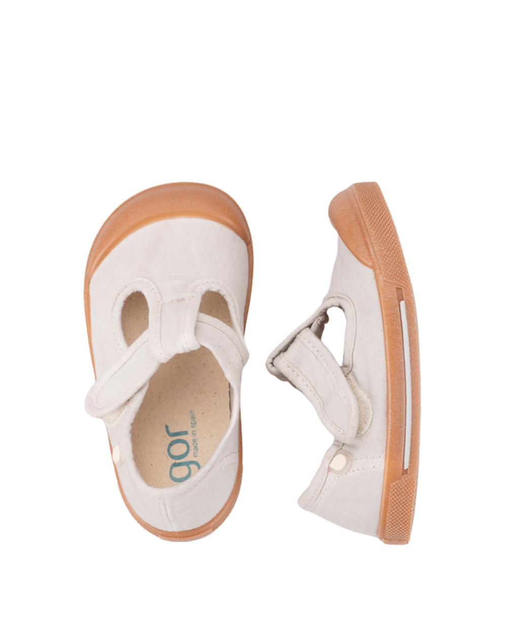 Semelle Caramel Toile Pepito - Pieds Nus -