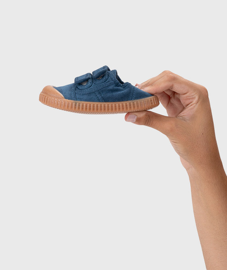 Sapatilha Berri Velcro Caramelo - Barefoot -