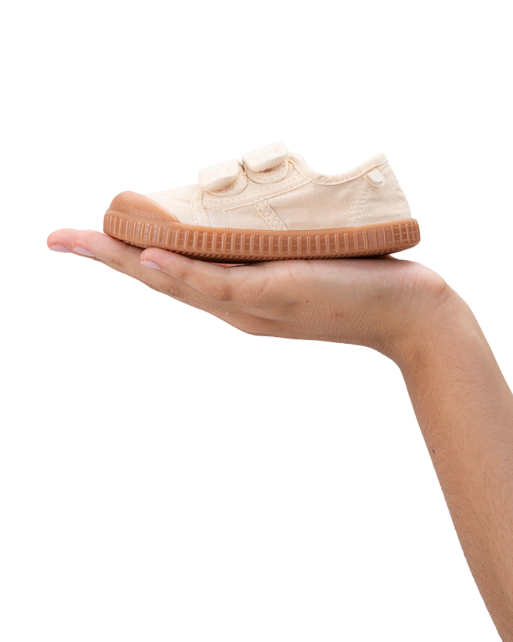 Chaussures Berri Velcro Caramel - Pieds nus -