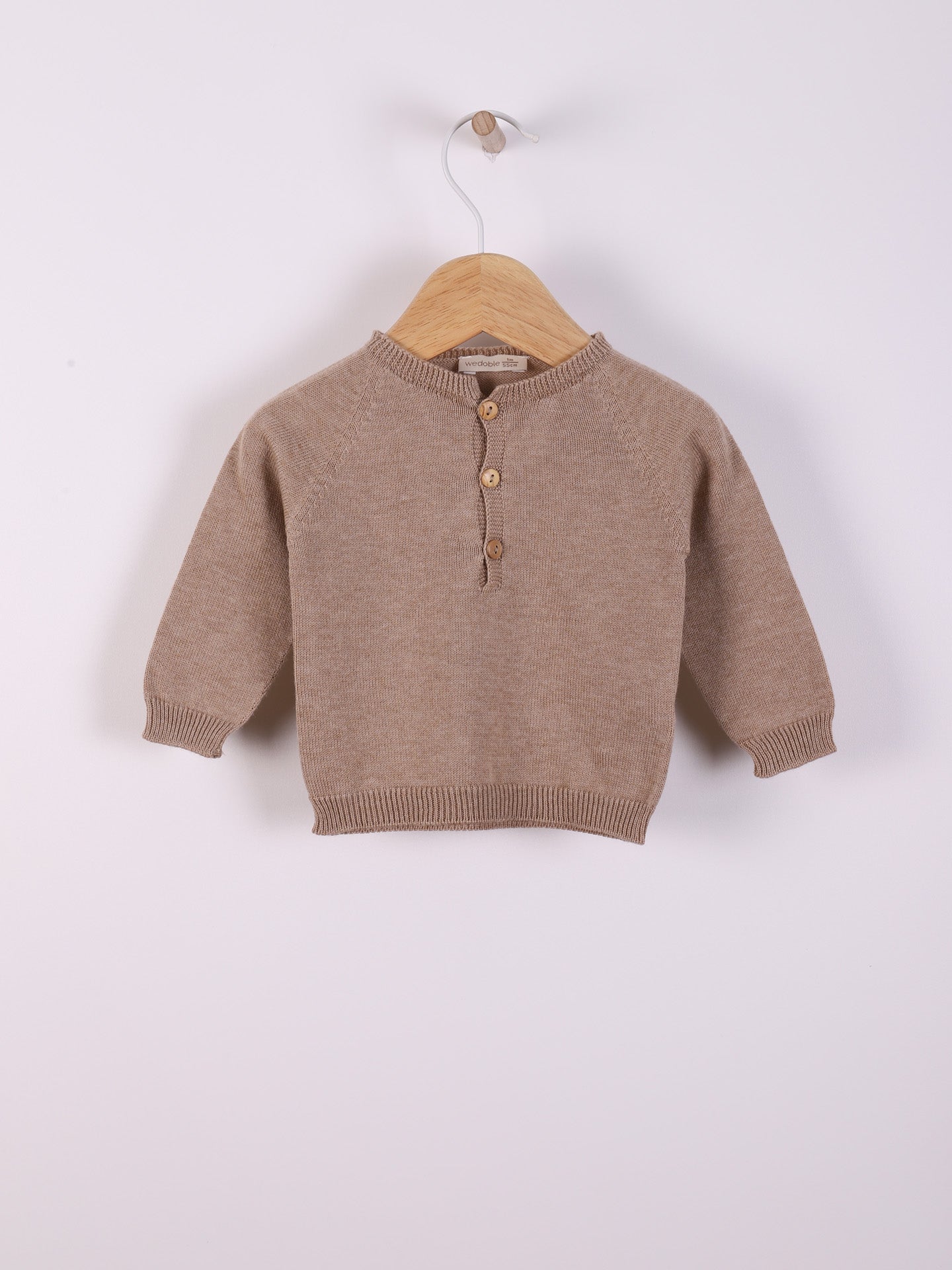 Camisola de Manga Comprida Tricotada