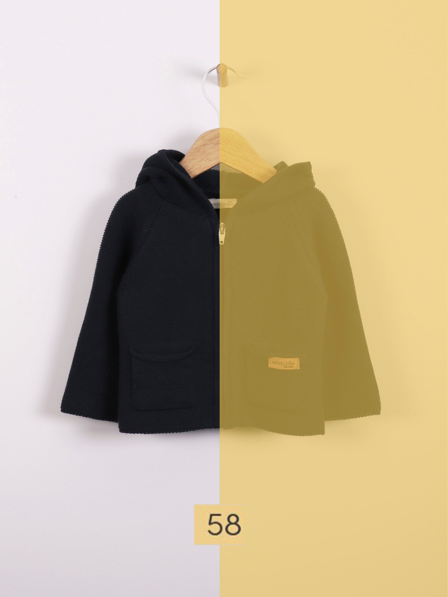 Knitted Hooded Jacket