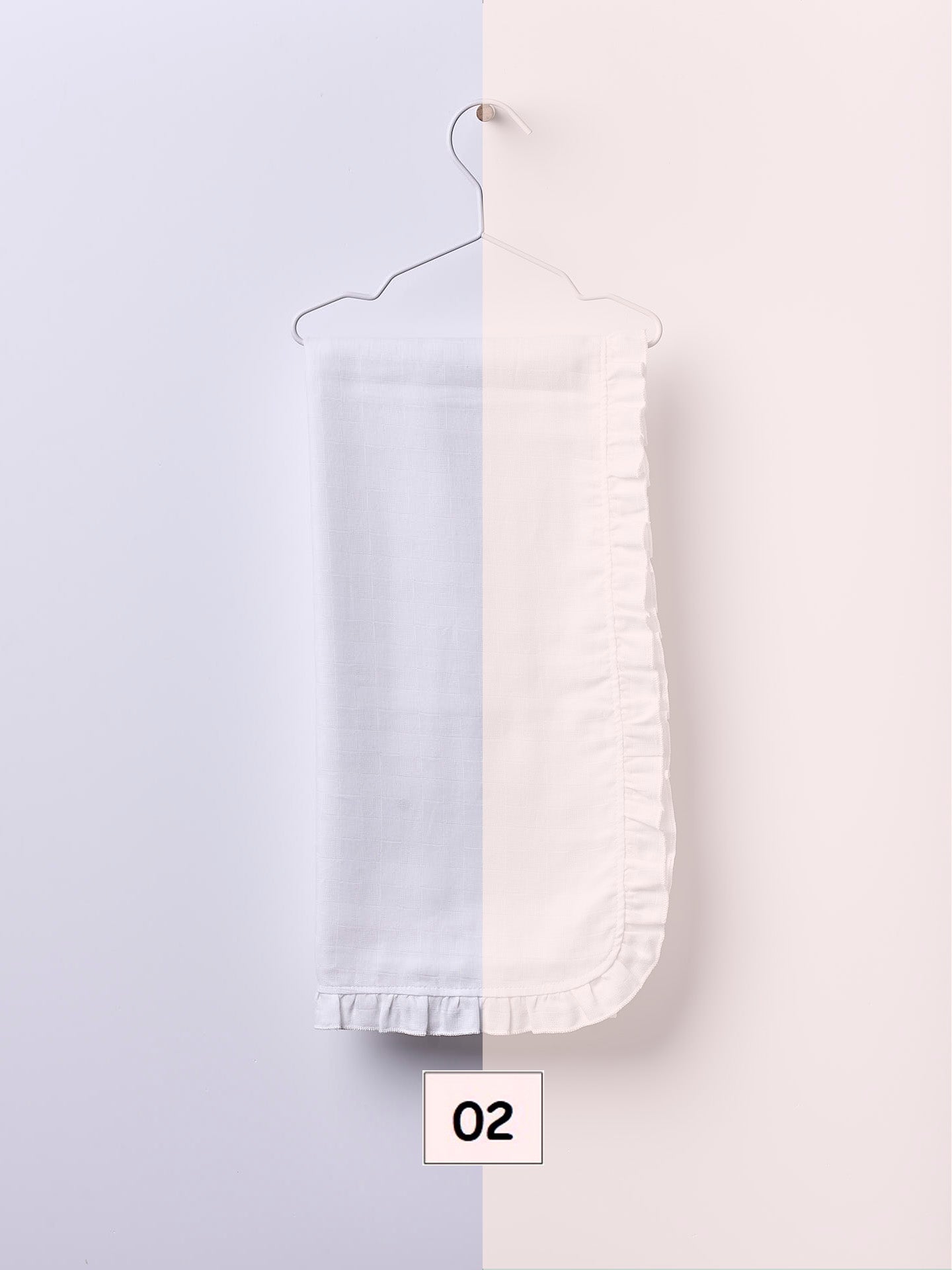 Cotton Blanket with Frill