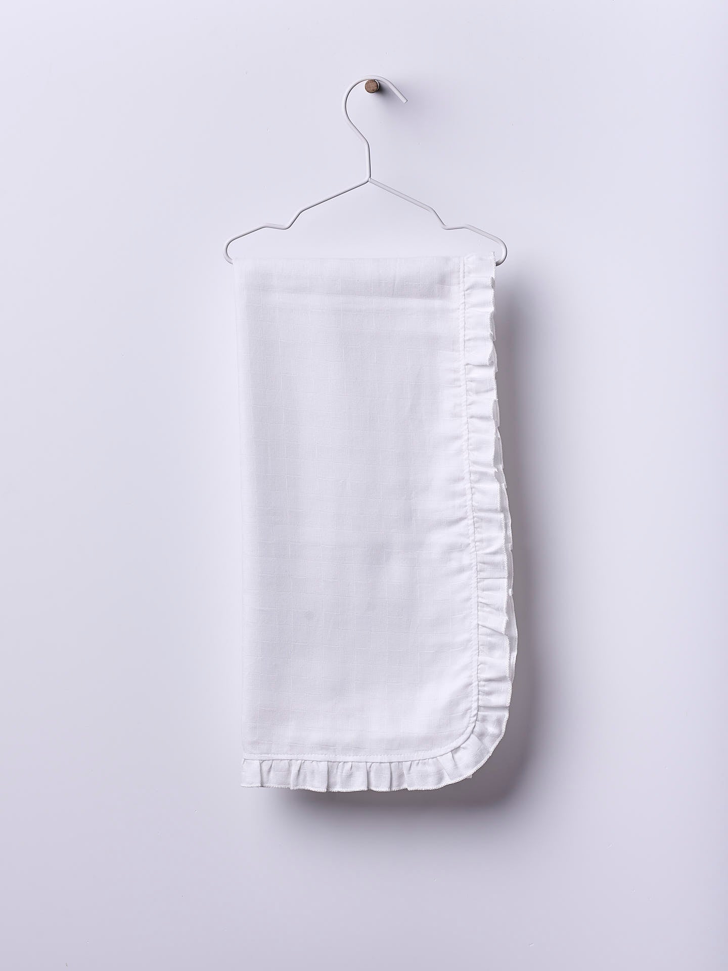 Cotton Blanket with Frill