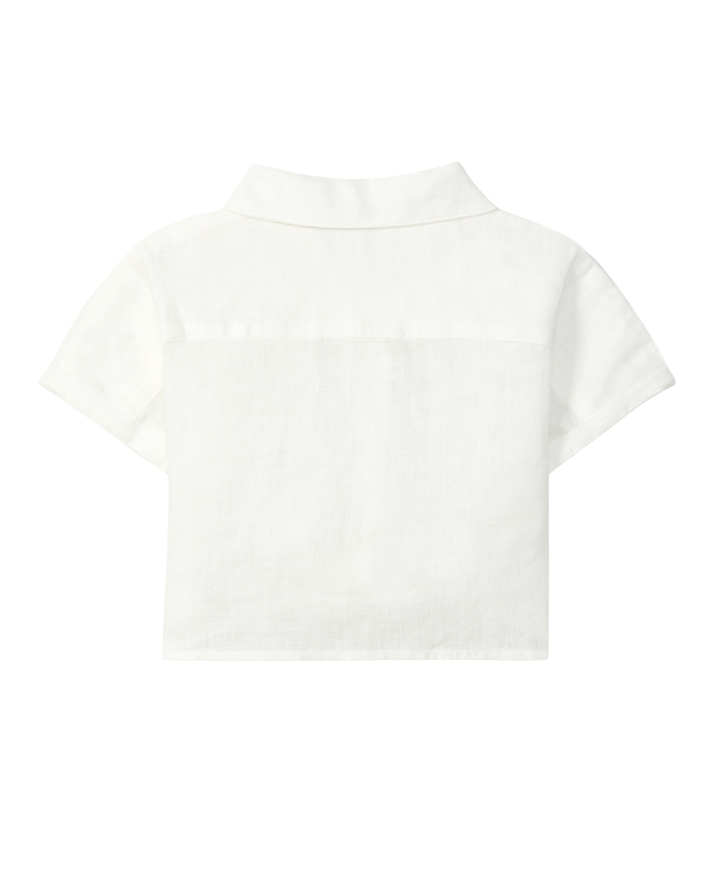 Camisa Crop Nó Linho I My Favourite Girl