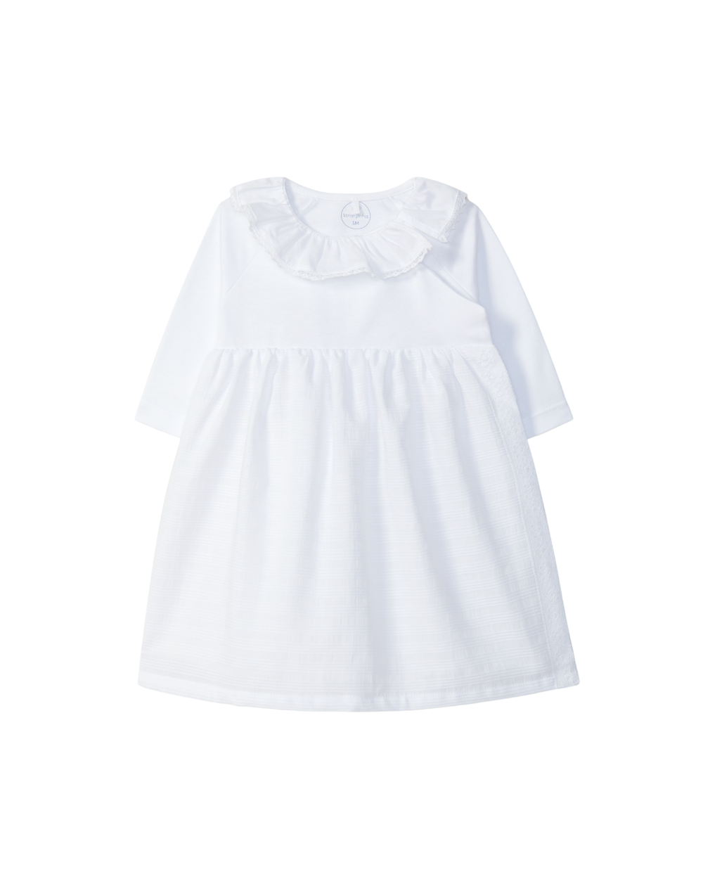 Cueiro Jacquard de Riscas e Renda