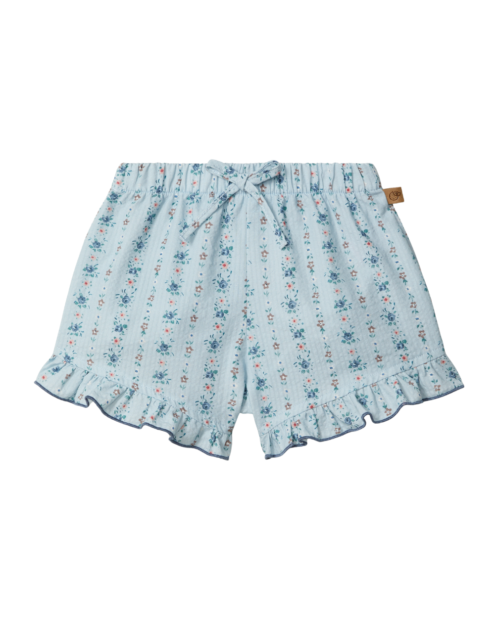Calções Estampado Floral Folho