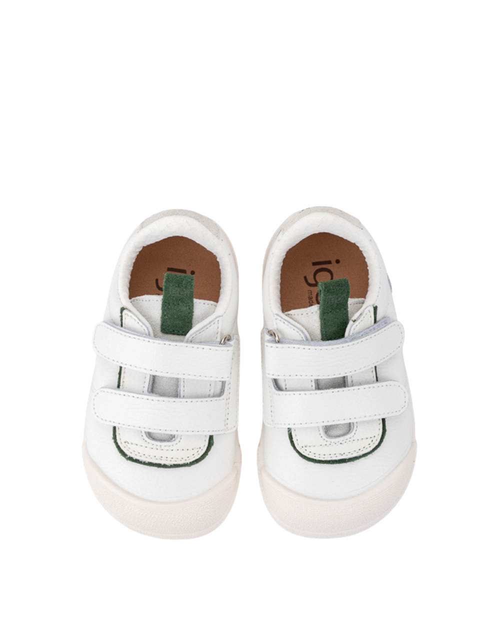 Baskets blanches Berlin - Pieds nus