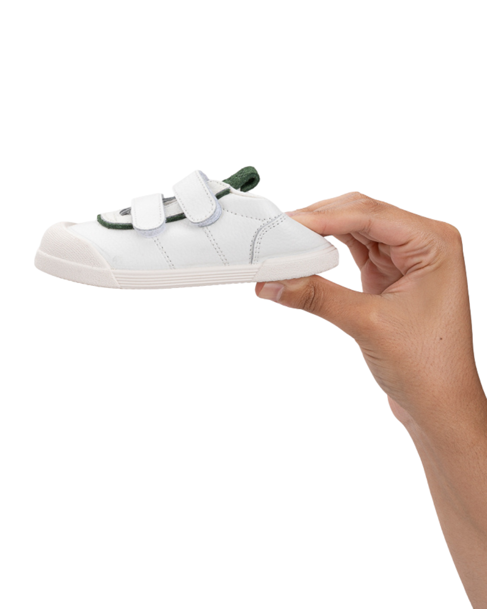 Baskets blanches Berlin - Pieds nus