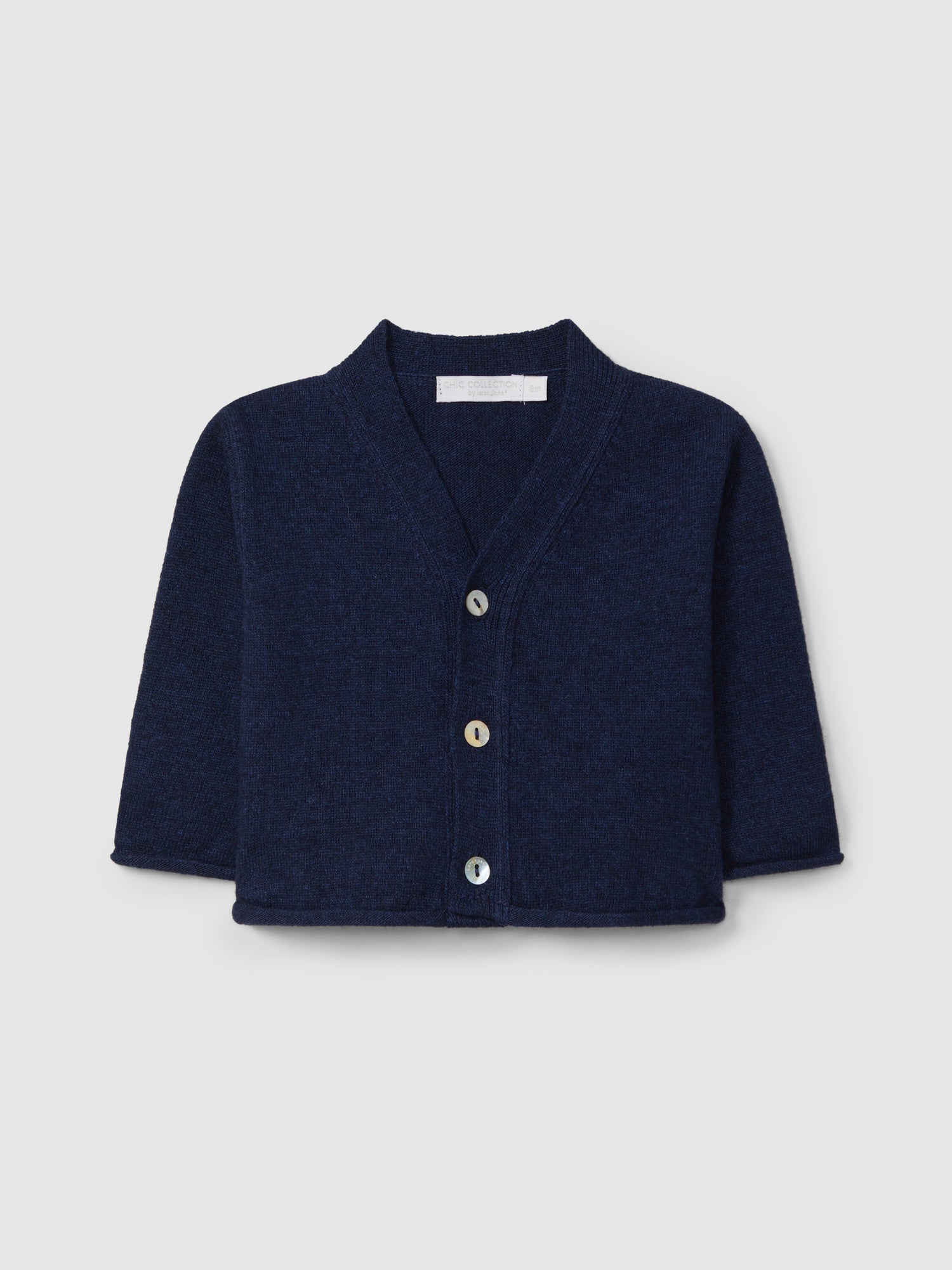 V-Neck Knitted Coat