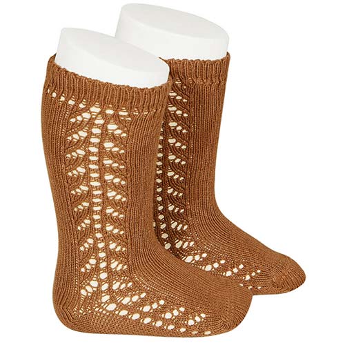 Meia Alta Joelho Rendada