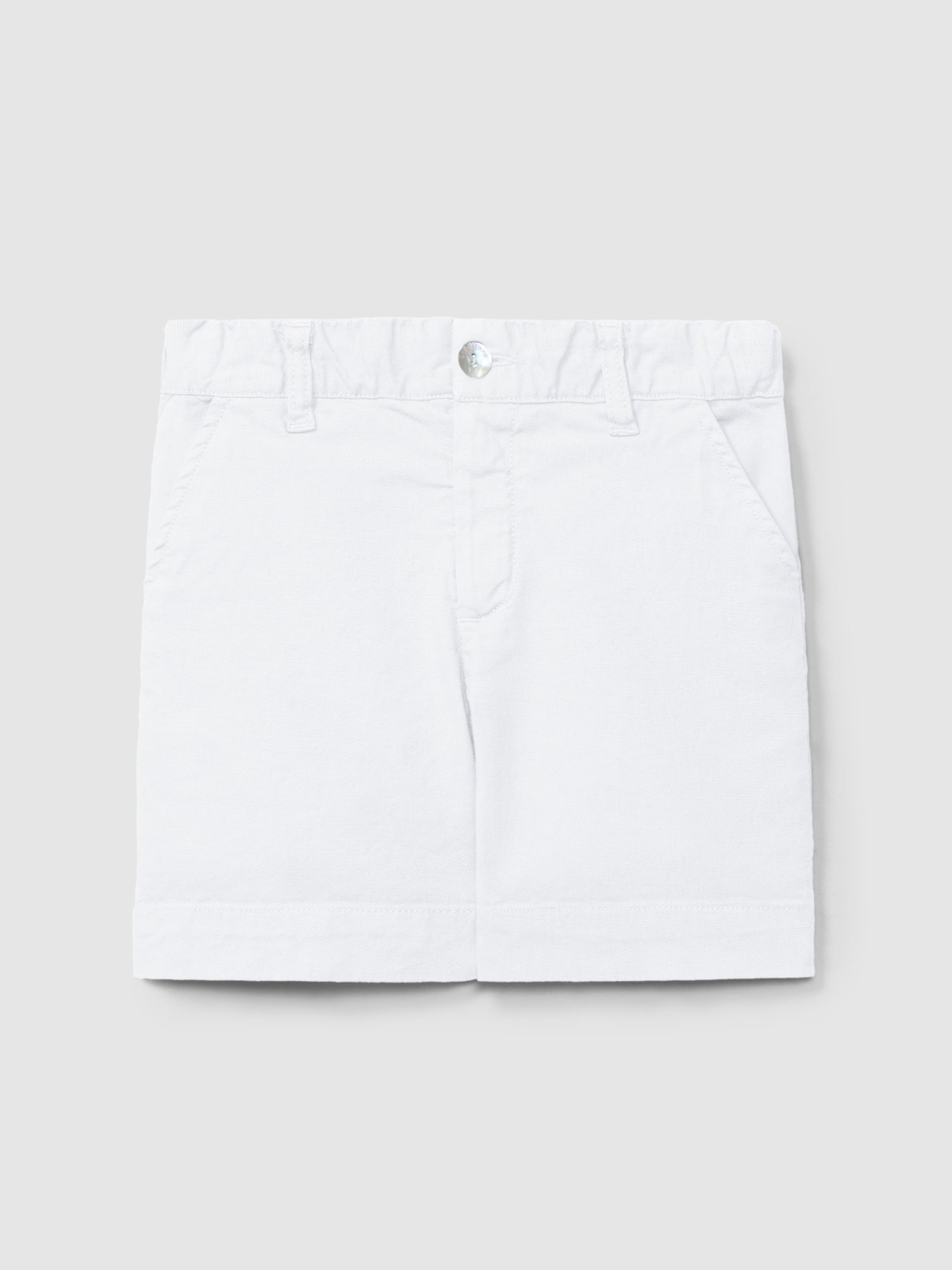 Three-Pocket Shorts in Canvas Fabric
