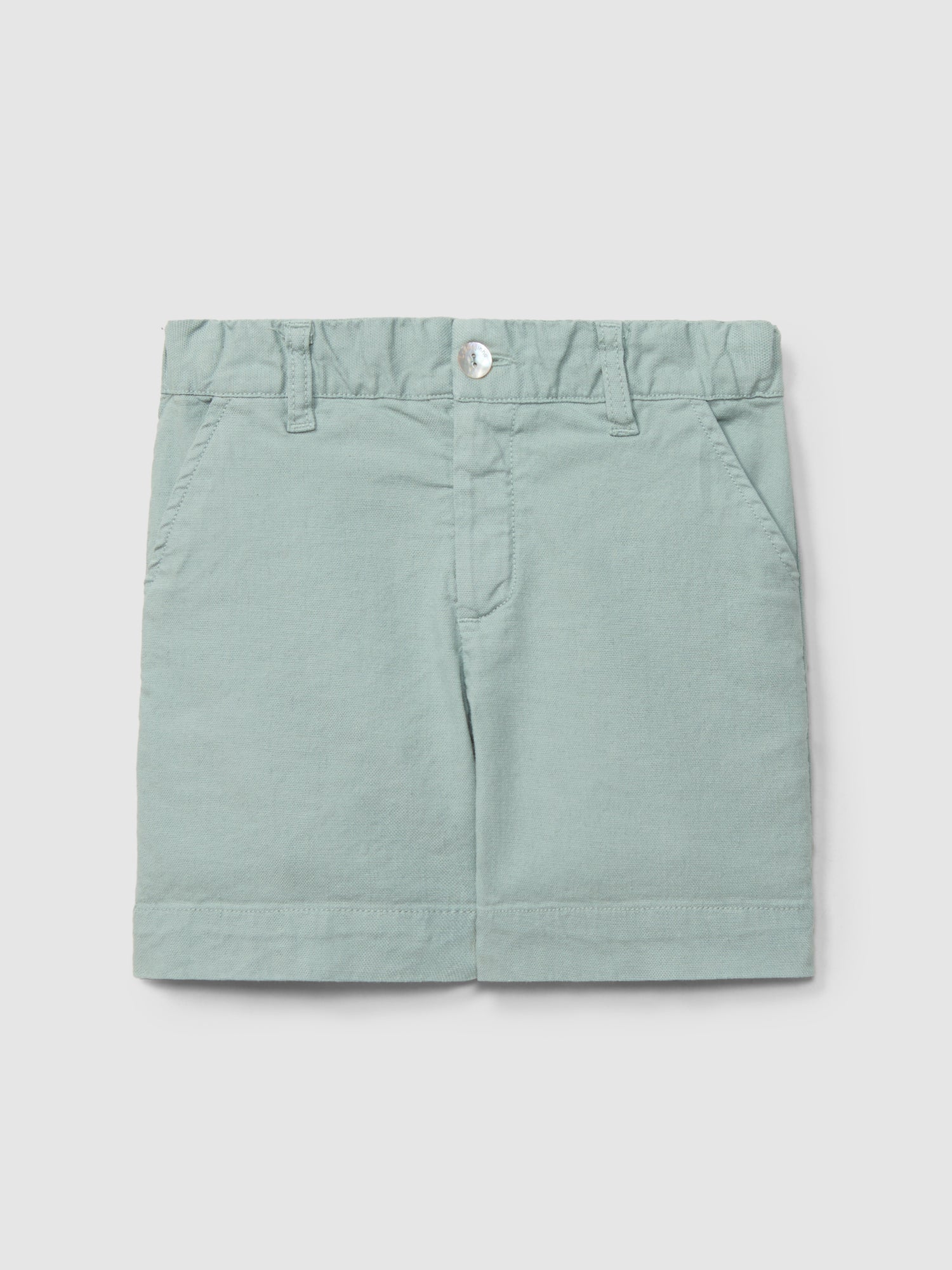 Three-Pocket Shorts in Canvas Fabric