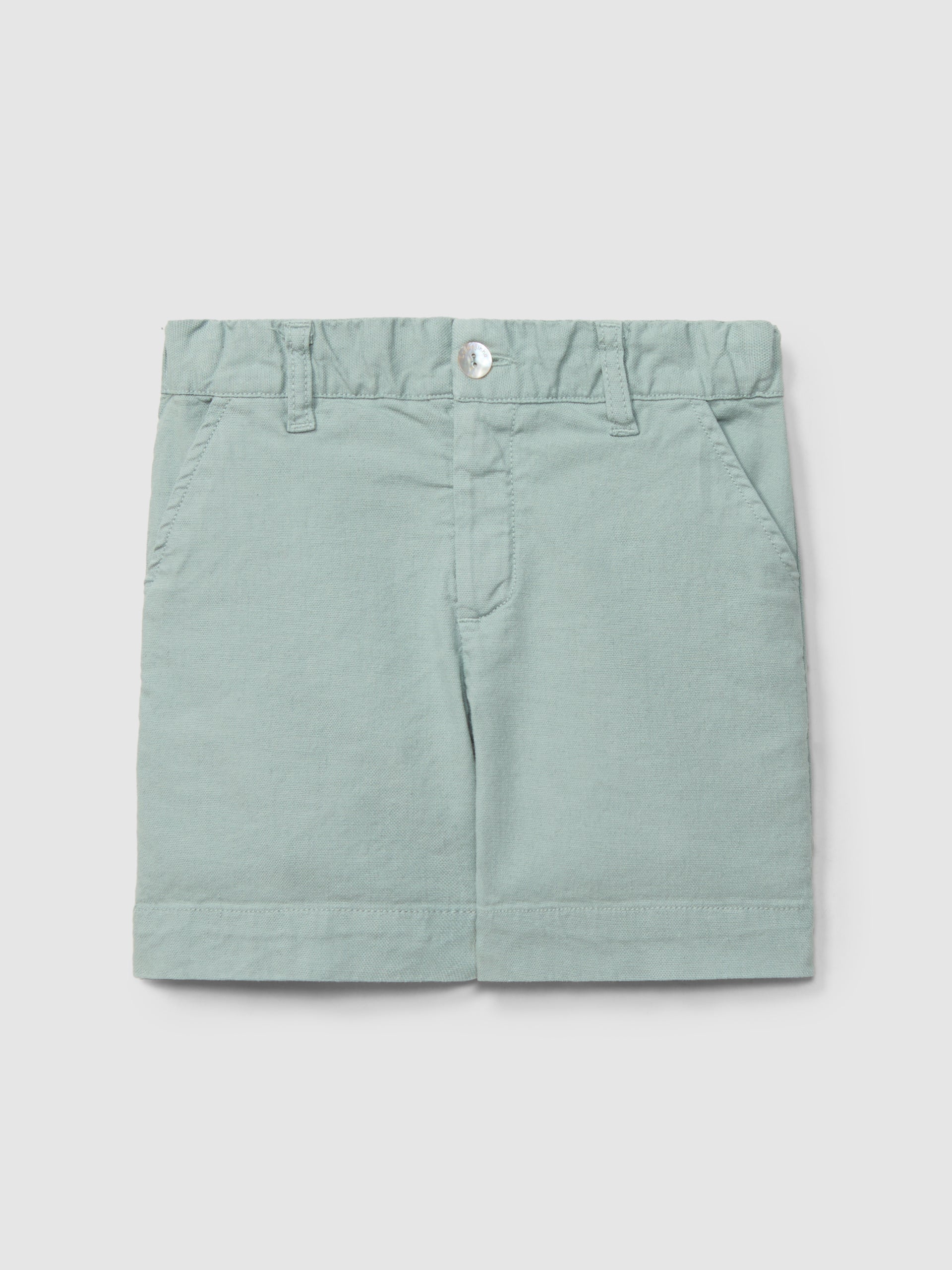 Three-Pocket Shorts in Canvas Fabric
