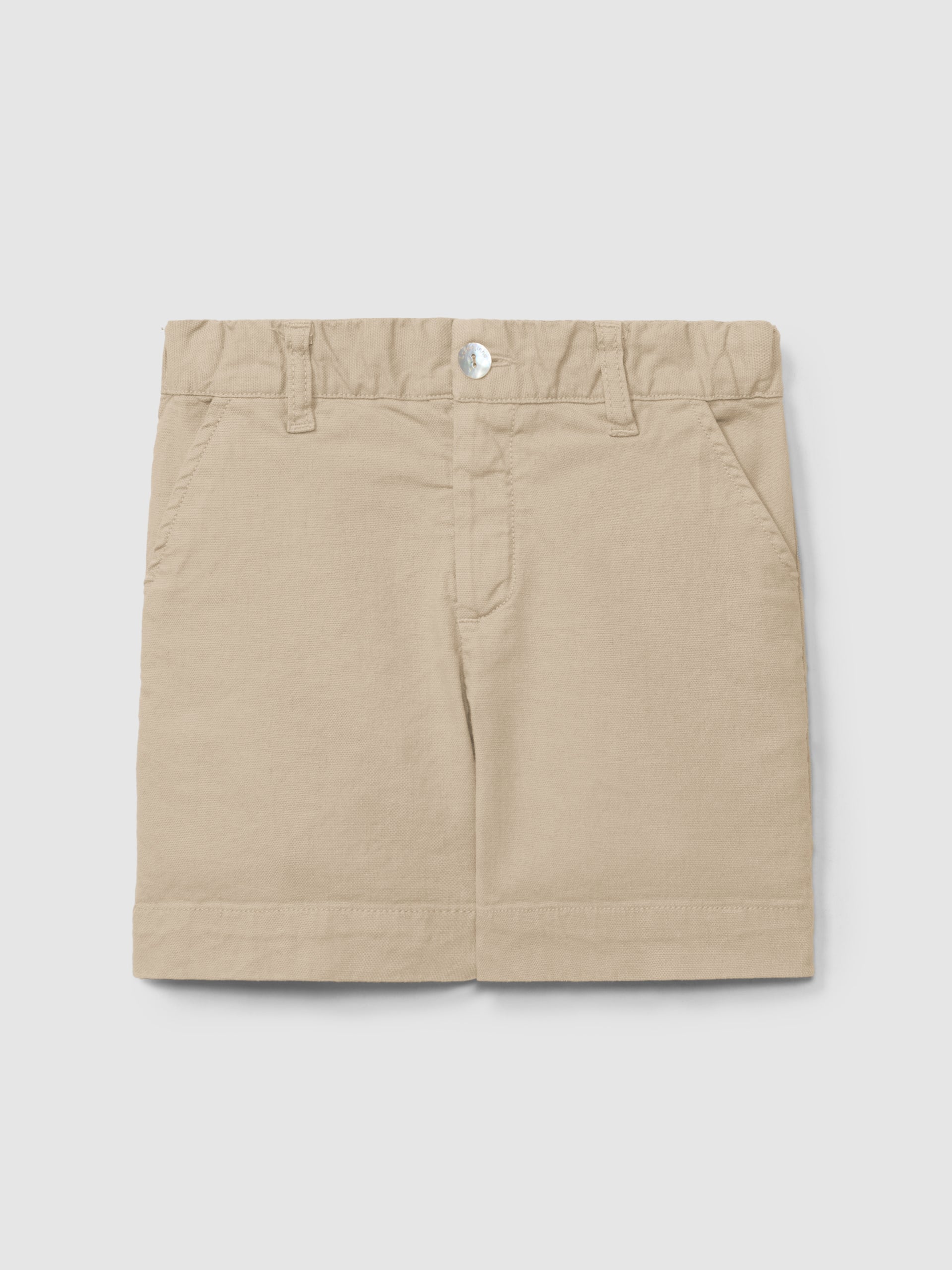 Three-Pocket Shorts in Canvas Fabric