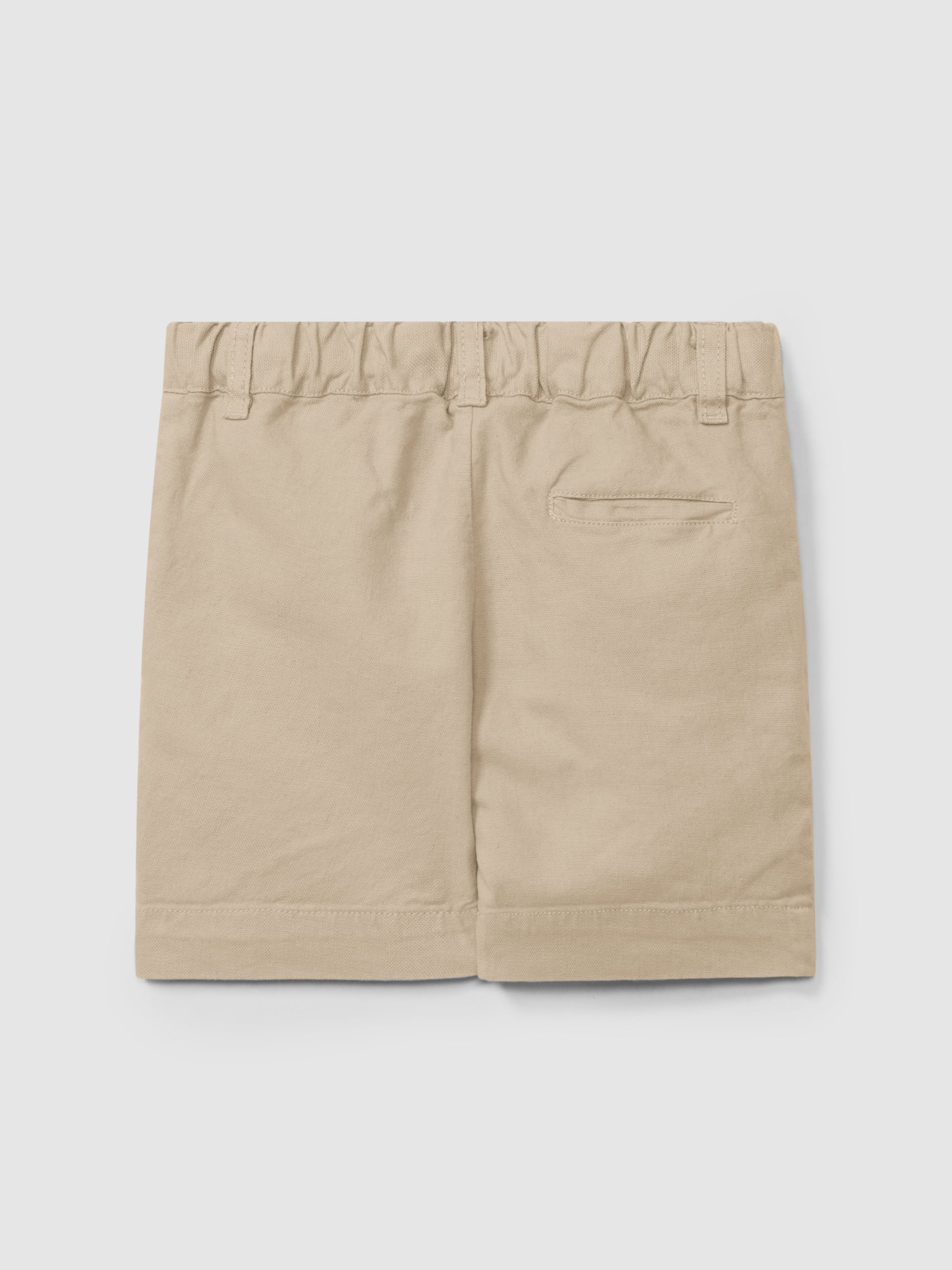 Three-Pocket Shorts in Canvas Fabric