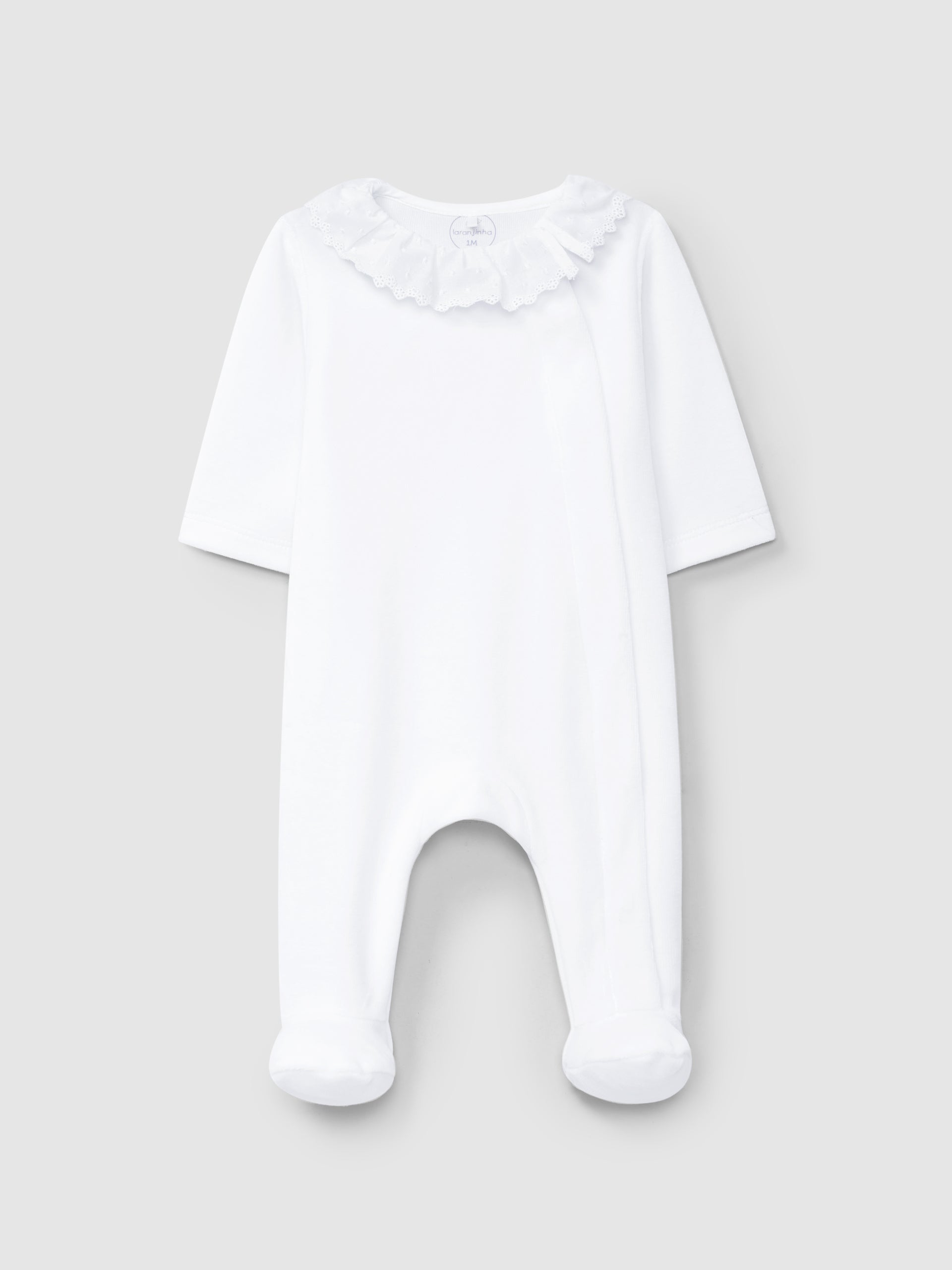 Babygrow Gola de Folho Bordado