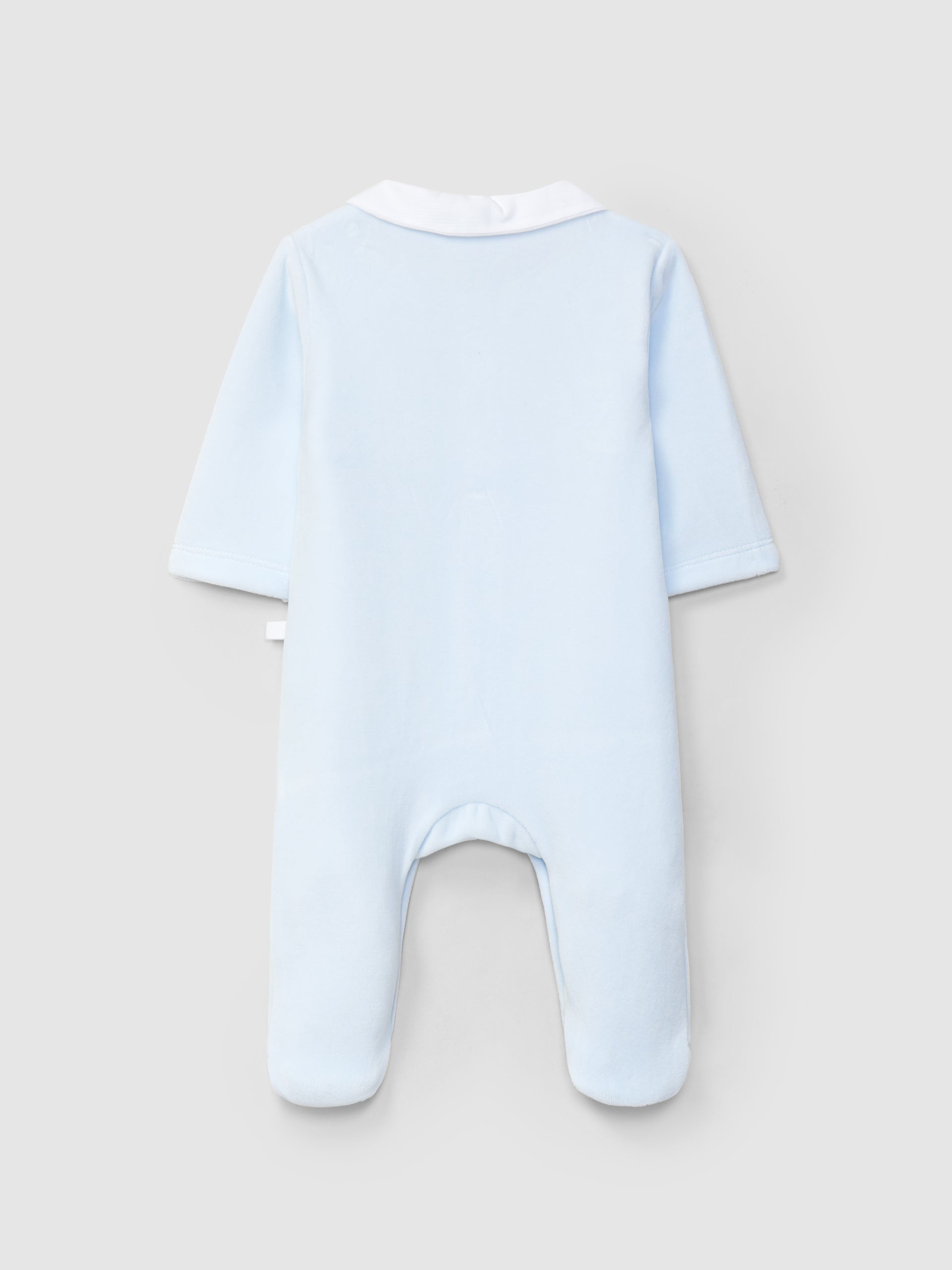 Babygrow Veludo Fita Bordada