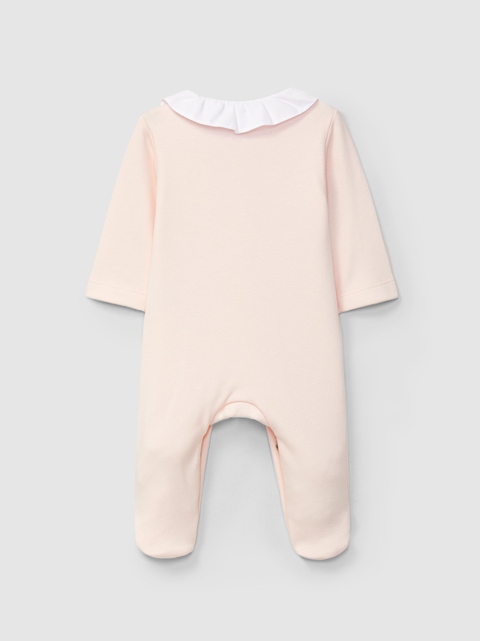 Babygrow Gola Franzida Flores Bordadas