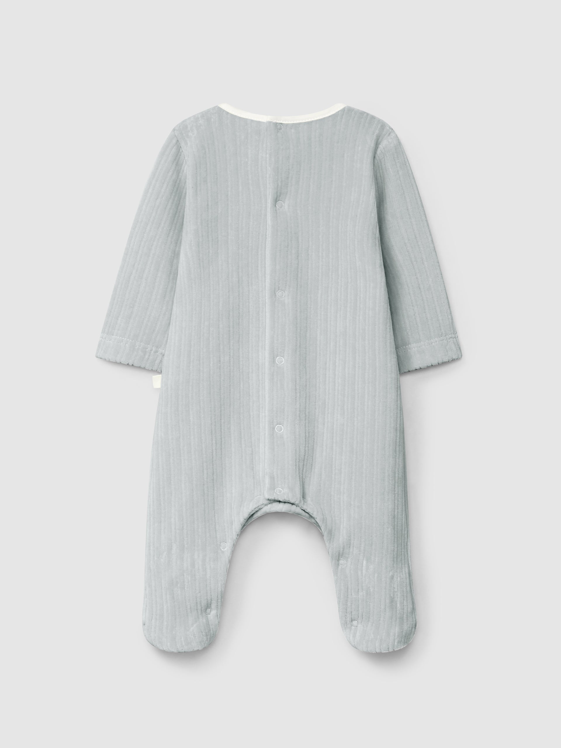 Babygrow sem Gola Veludo Canelado