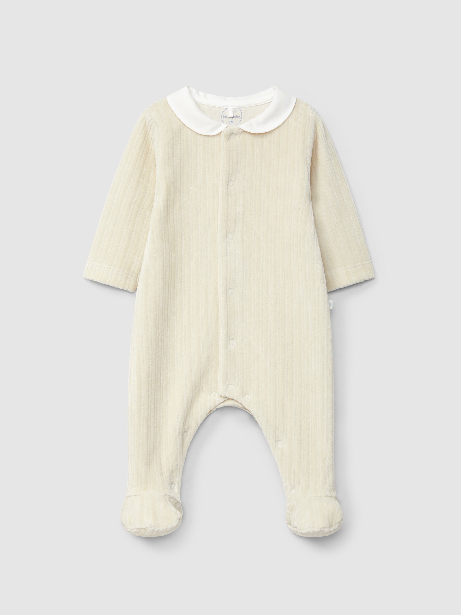 Babygrow Veludo Canelado Gola Redonda