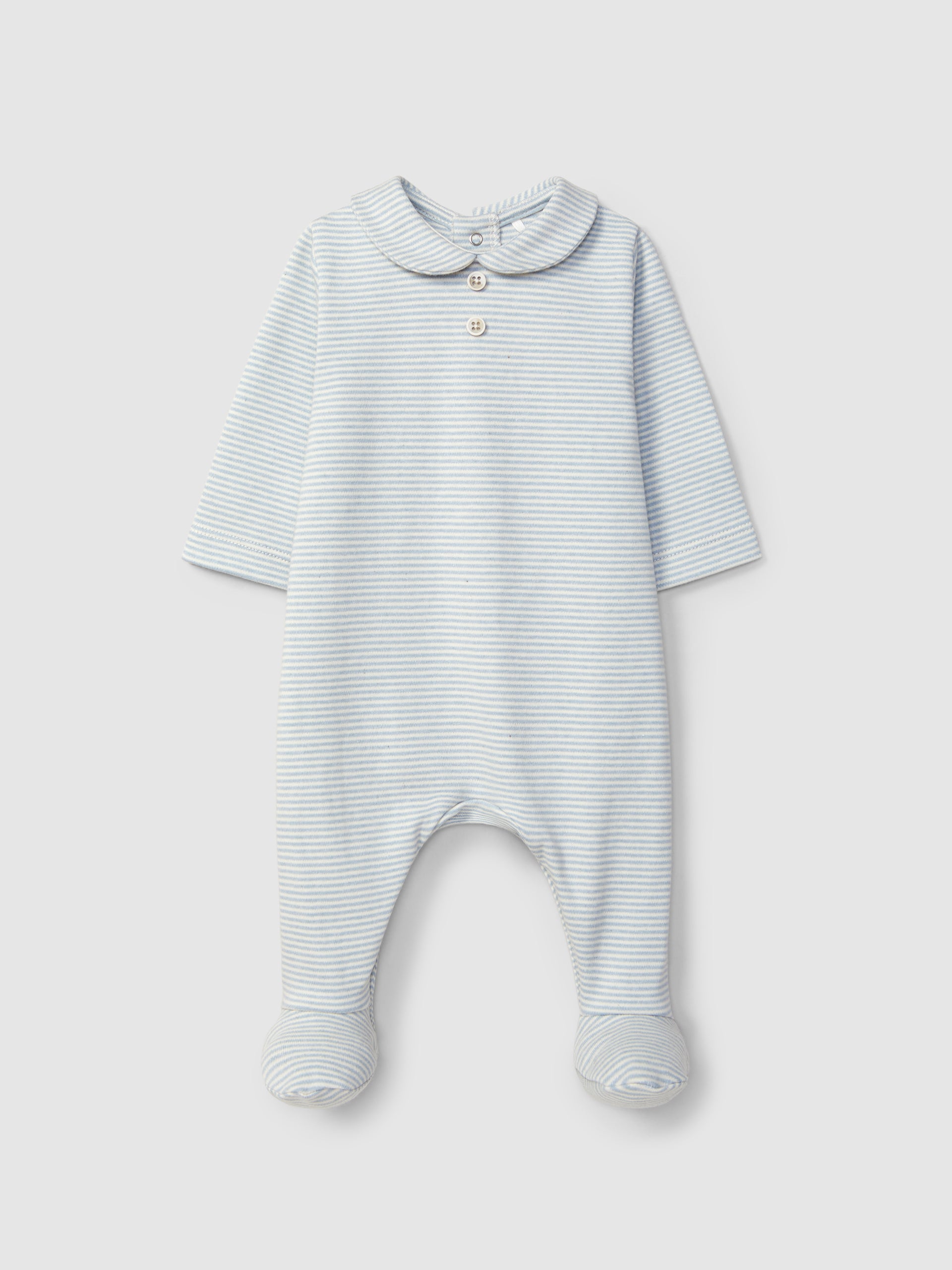 Babygrow às Riscas Gola Redonda