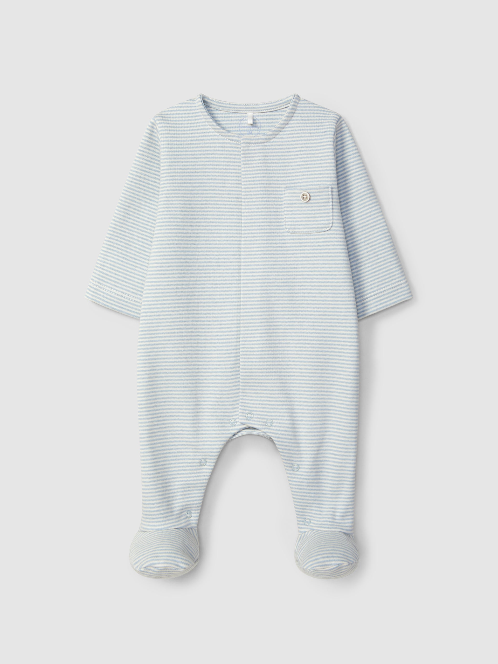 Babygrow às Riscas com Bolso