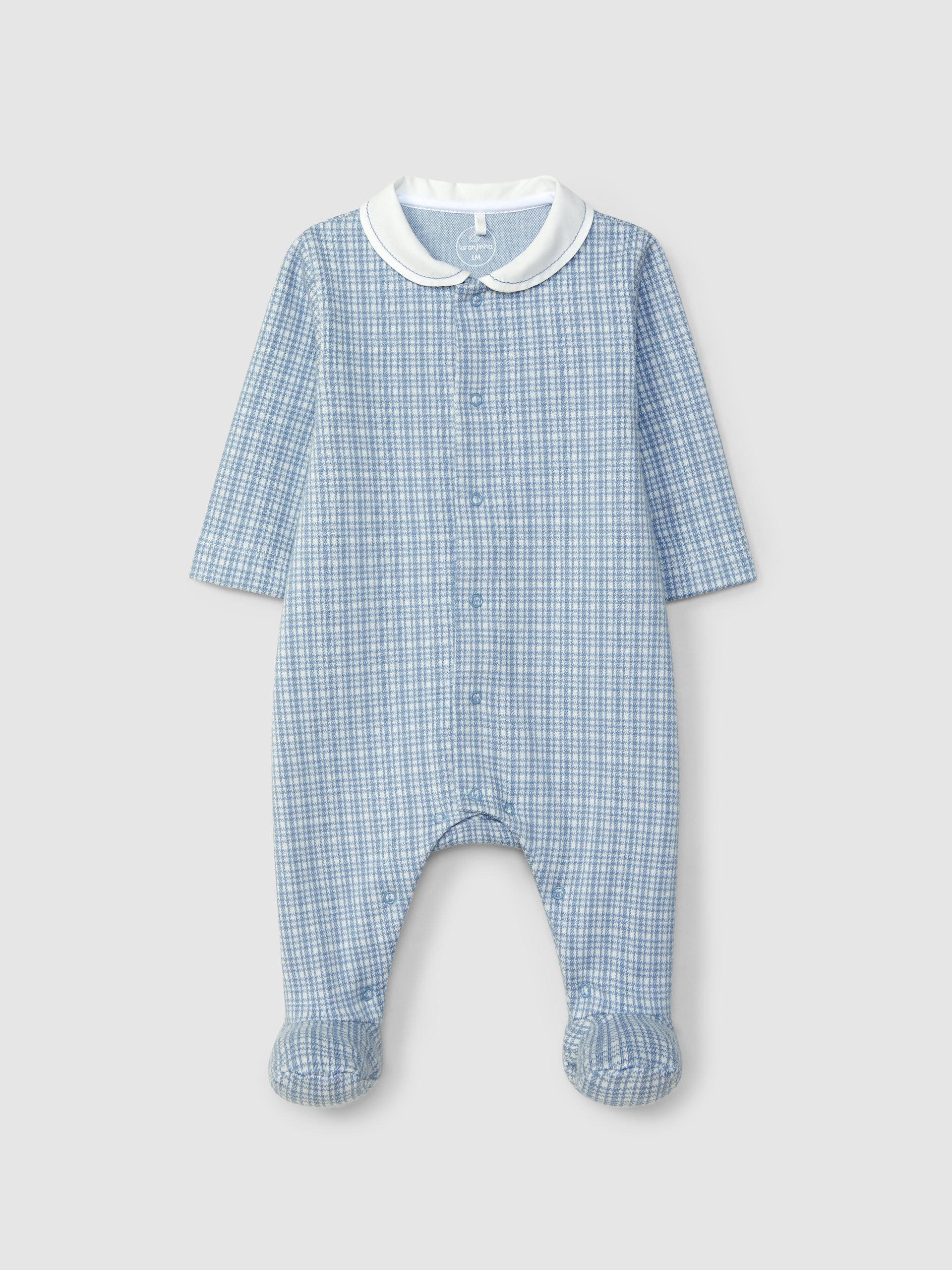 Babygrow Malha Jacquard Gola Redonda