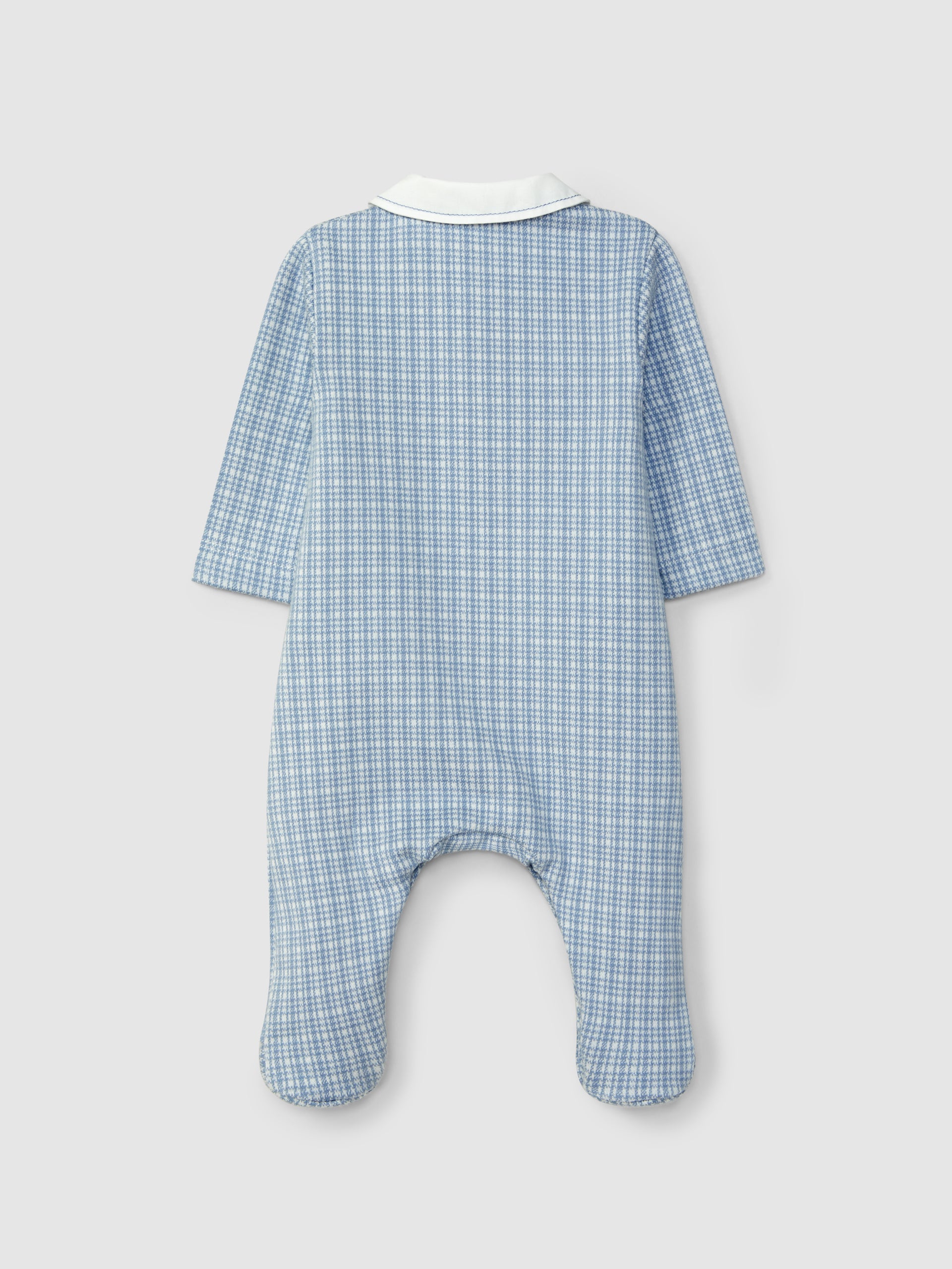 Babygrow Malha Jacquard Gola Redonda