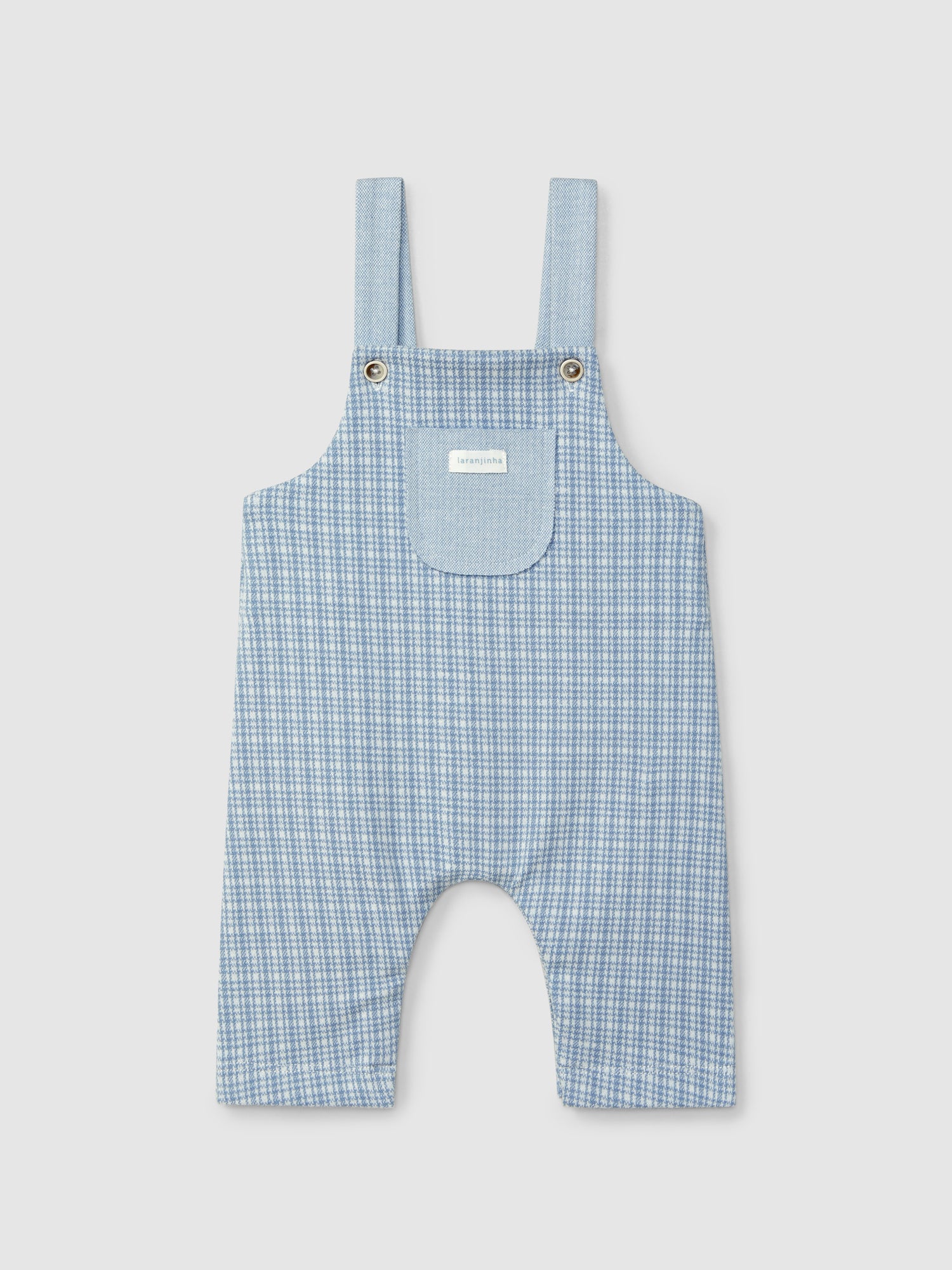 Salopette en maille jacquard avec poches