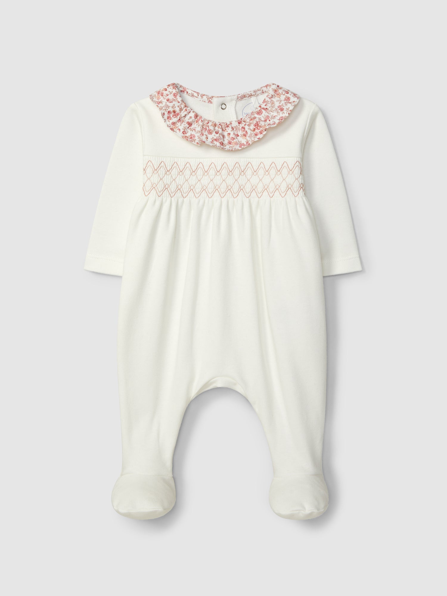 Babygrow Smocks with Ruffle Collar