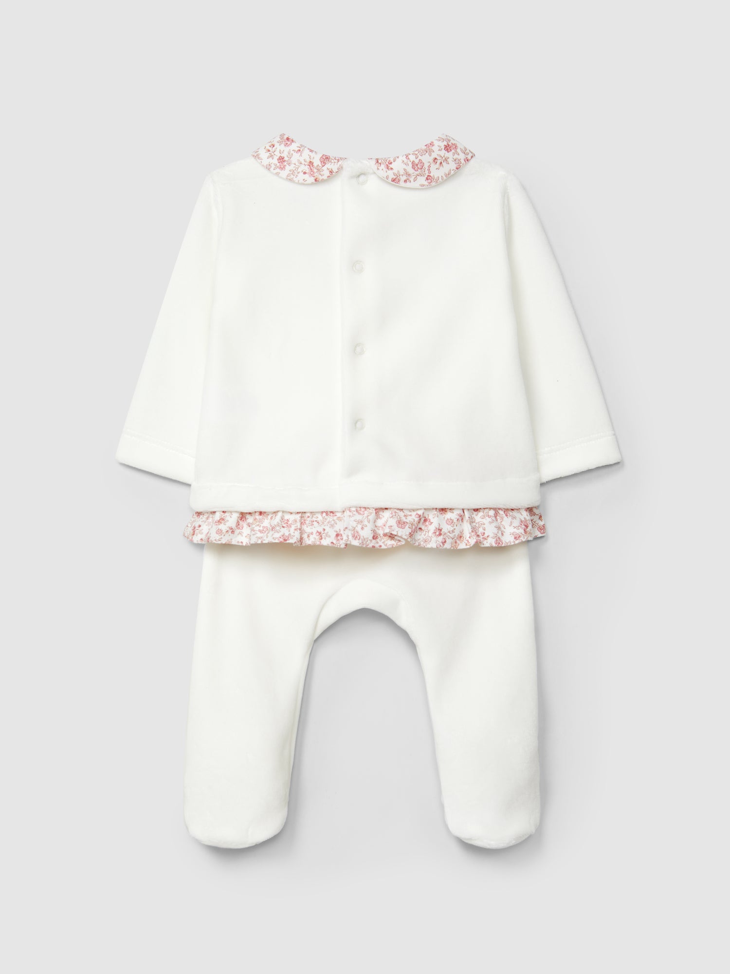 2-Piece Floral Print Suit