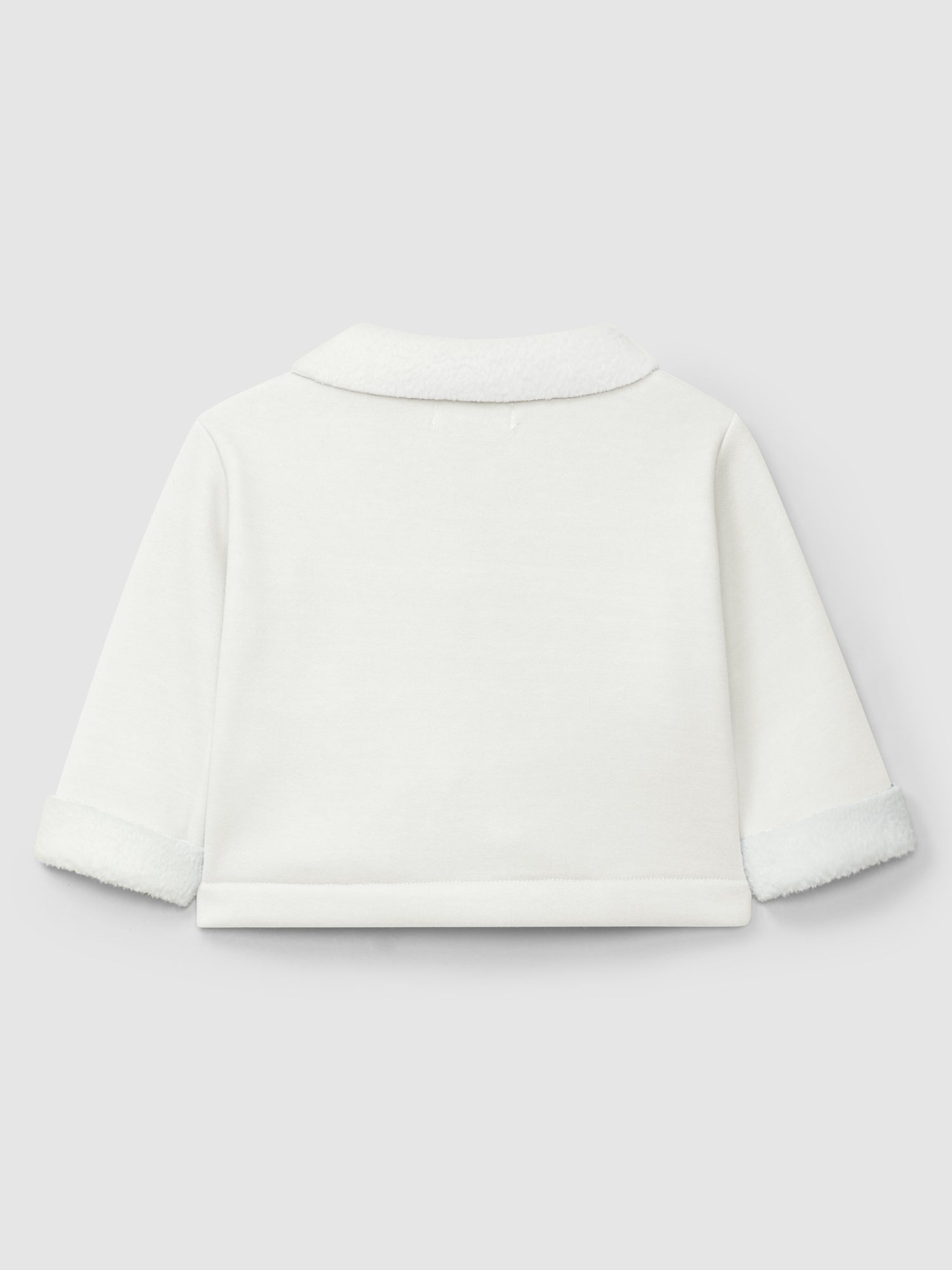 Double Knit Coat with Fur Interior