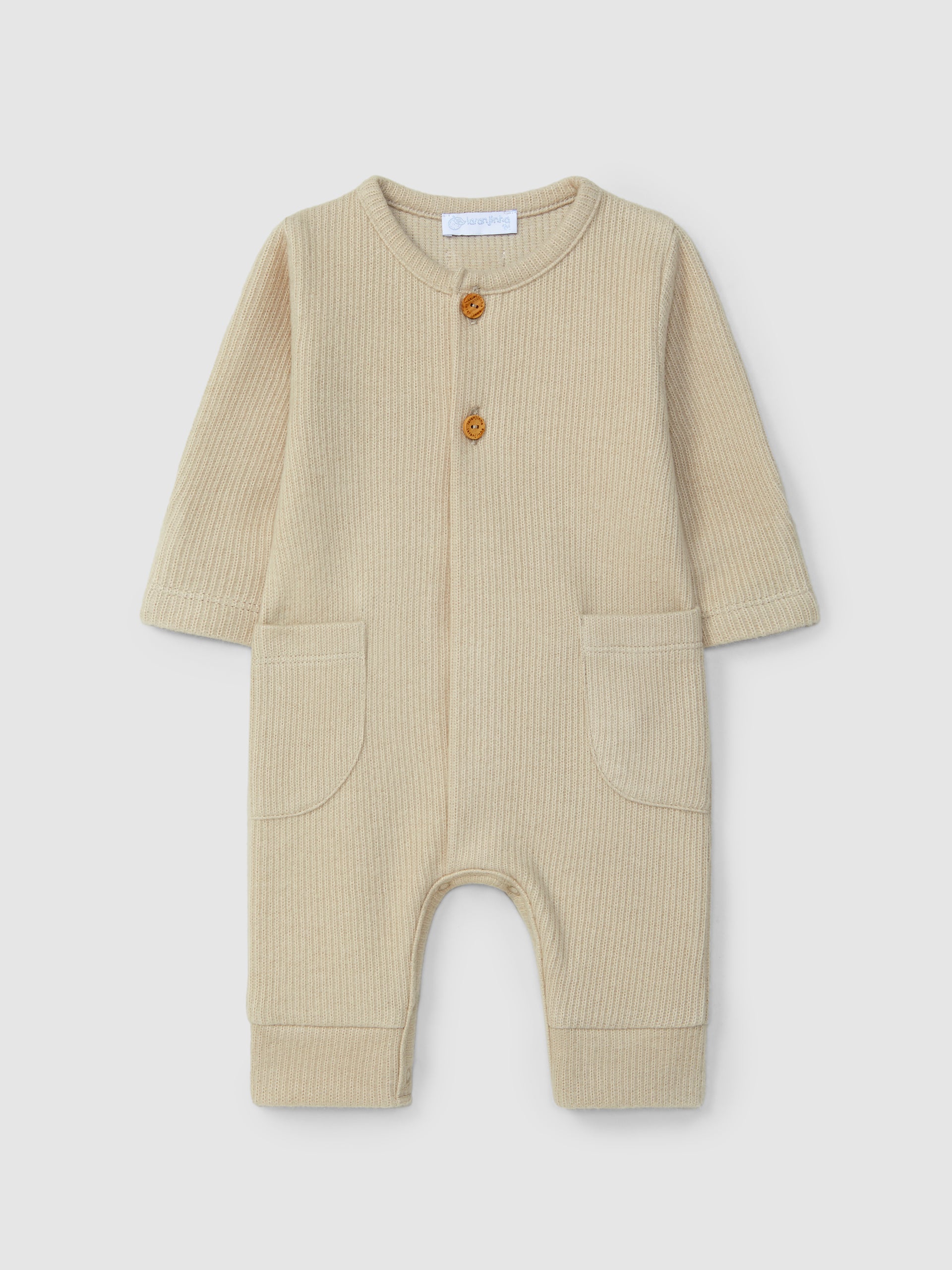 Combinaison en coton bio avec poches